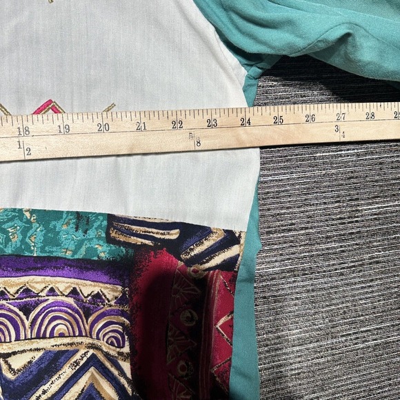 Vintage Bonnie Blair Women's Embroidered Light Button-Down Shirt Jacket Size L - Picture 11 of 16